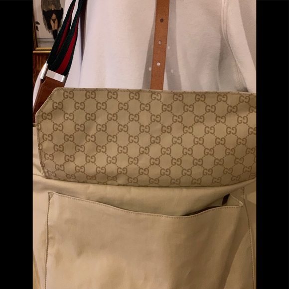 ❗️SOLD on ♏️❗️ GUCCI MESSENGER Unisex RARE Travel in Style💥♥️🔥 Beautiful - Picture 11 of 16
